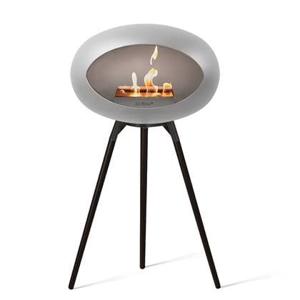 Le Feu Ground Wood High 79cm Grijs|Zwart|Zwart