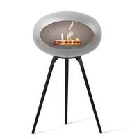 Le Feu Ground Wood High 79cm Grijs|Zwart|Zwart