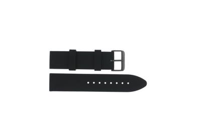 Horlogeband Guess W1055G1 / Atlas Silicoon Zwart 22mm