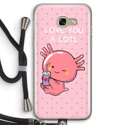 Love You A Lotl: Samsung Galaxy A5 (2017) Transparant Hoesje met koord