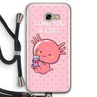 Love You A Lotl: Samsung Galaxy A5 (2017) Transparant Hoesje met koord