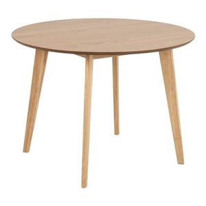 "by fonQ basic Crow Eettafel - Ø 105 cm - Eiken "