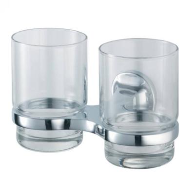 Haceka Aspen Dubbele Bekerhouder 15,4x10,2x9,5 cm Chroom