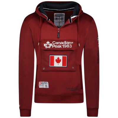 Canadian Peak - Heren Anorak Trui - Galapagos - Bordeaux