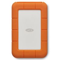 LaCie Rugged Secure externe harde schijf 2000 GB Oranje, Wit - thumbnail