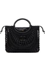 Valentino Garavani sac cabas AllKnots tressé - Noir