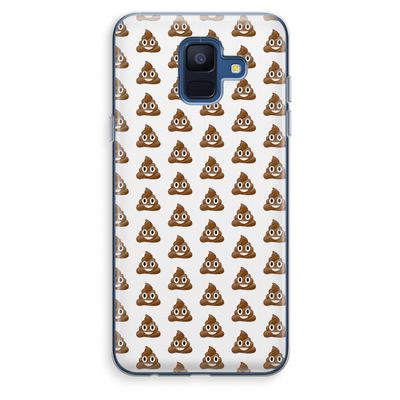Poop emoji: Samsung Galaxy A6 (2018) Transparant Hoesje