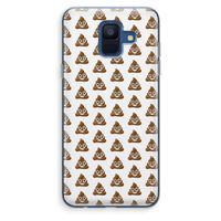 Poop emoji: Samsung Galaxy A6 (2018) Transparant Hoesje