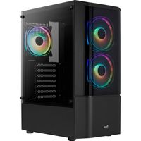 Aerocool Quantum v3 tower behuizing USB-A 2.0, 2x USB-A 3.2 (5 Gbit/s), 2x Audio, Window-kit - thumbnail