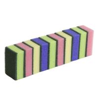 Schuursponjes - 10x - gekleurd - 9 x 6 x 3 cm - schoonmaak sponzen - schuursponzen