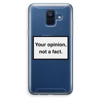 Your opinion: Samsung Galaxy A6 (2018) Transparant Hoesje