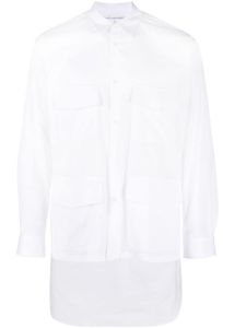 Comme Des Garçons Shirt chemise en coton à poches cargo - Blanc