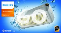 Dankzij de draagbare Bluetooth®-luidsprekers Philips Wireless speaker Wit - thumbnail