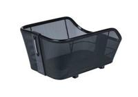 Basil cento tech fiber wsl - fietsmand - achterop - solid zwart