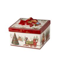 Villeroy & Boch Christmas Toys Voorraaddoos vierkant trein m - thumbnail