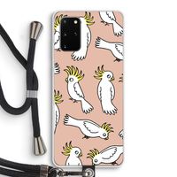 Papegaai: Samsung Galaxy S20 Plus Transparant Hoesje met koord