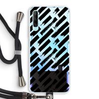 Zwarte vegen: Huawei P Smart Pro Transparant Hoesje met koord