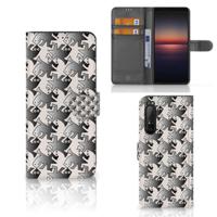 Sony Xperia 1 II | Telefoonhoesje | Met pasjeshouder | Salamander Grey