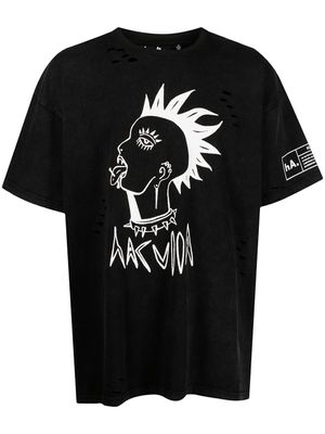 Haculla t-shirt à logo imprimé - Noir