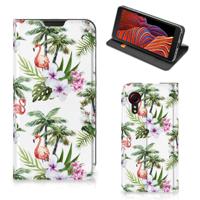 Samsung Galaxy Xcover 5 | Hoesje maken | Flamingo Palms