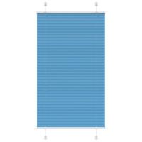 VidaXL Plissé rolgordijn 75x100 cm stofbreedte 74,4 cm polyester blauw