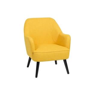 Beliani - LOKEN - Fauteuil - Geel - Polyester