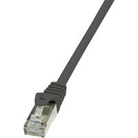 LogiLink CP1053S RJ45 Netwerkkabel, patchkabel CAT 5e F/UTP 2.00 m Zwart Snagless 1 stuk(s)