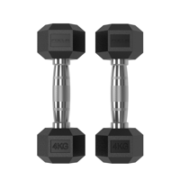 Hexa Dumbbells - Focus Fitness - 2 x 4 kg - thumbnail