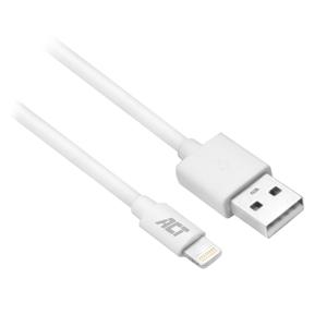 Kabel ACT USB 2.0 naar Lightning laad -en data 1 meter