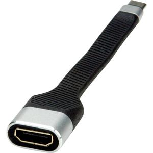 ROLINE Display Adapter USB Type C - HDMI, M/F, 0,13 m