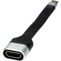 ROLINE Display Adapter USB Type C - HDMI, M/F, 0,13 m