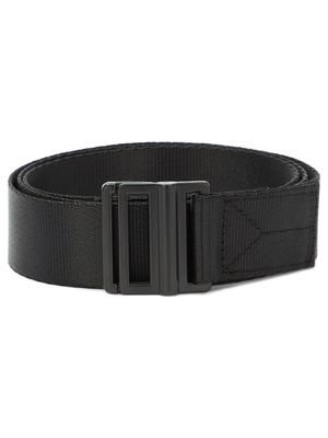 Y-3 ceinture à logo imprimé - Noir