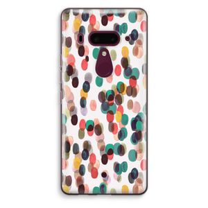 Tropical Dots: HTC U12+ Transparant Hoesje