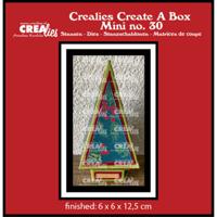 Crealies • create a box mini kerstboom doosje mini