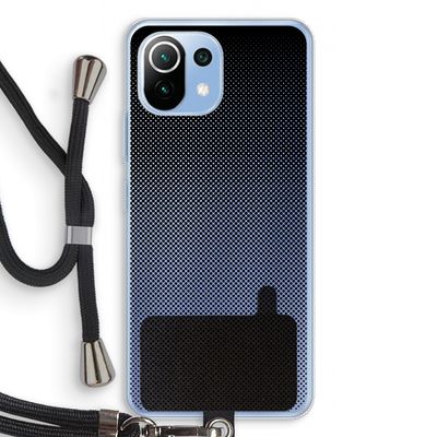 Musketon Halftone: Xiaomi Mi 11 Lite Transparant Hoesje met koord