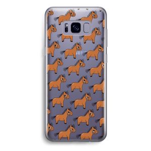 Pony: Samsung Galaxy S8 Plus Transparant Hoesje