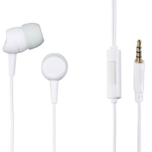 Hama Oordopjes Kooky In-ear Microfoon Kabel-knikbescherming Wit