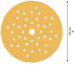 Bosch Accessoires Expert C470 schuurpapier voor excenterschuurmachines 125 mm, multigaten, K100 50-delig - 1 stuk(s) - 2608901127