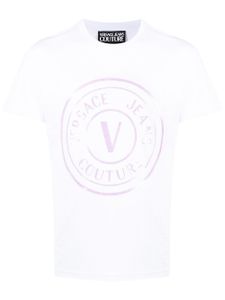 Versace Jeans Couture t-shirt à logo imprimé - Blanc