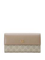 Gucci GG Marmont leather continental wallet - Tons neutres