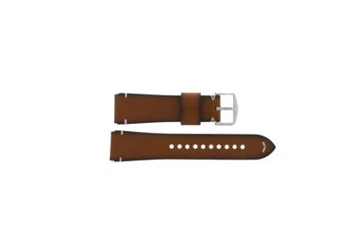 Horlogeband Fossil FS5334 / Rutherford Leder Cognac 22mm