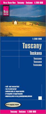 Wegenkaart - landkaart Toscane | Reise Know-How Verlag