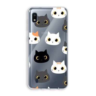 Katten: Samsung Galaxy A10 Transparant Hoesje