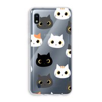 Katten: Samsung Galaxy A10 Transparant Hoesje