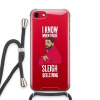 Sleigh Bells Ring: iPhone SE 2020 Transparant Hoesje met koord