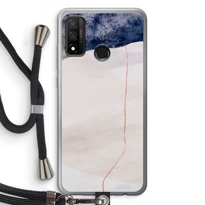 Stone White: Huawei P Smart (2020) Transparant Hoesje met koord