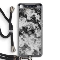 Onweer: Samsung Galaxy A80 Transparant Hoesje met koord - thumbnail