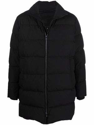 Emporio Armani doudoune à fermeture zippée - Noir