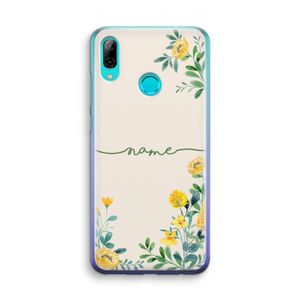 Gele bloemen: Huawei P Smart (2019) Transparant Hoesje