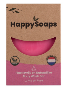 HappySoaps Rose Body Wash Bar